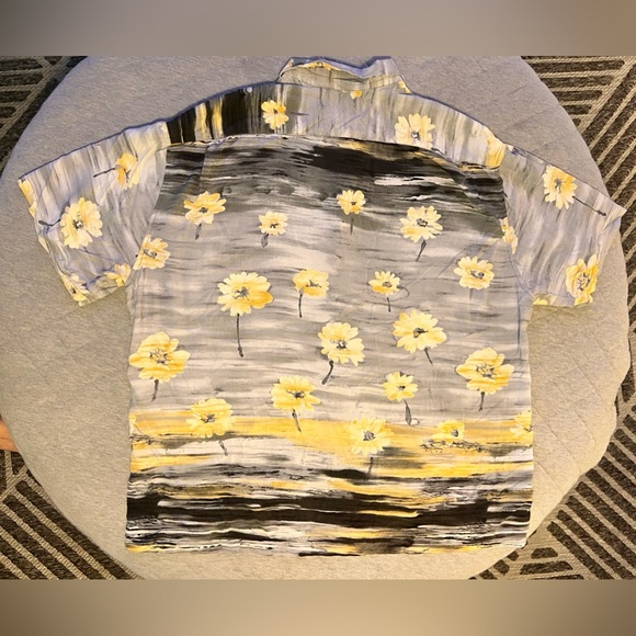 JAMS WORLD 50 Years Retro Rayon 80s Hawaiian Surf Button Down Short Sleeve Shirt - Picture 4 of 7